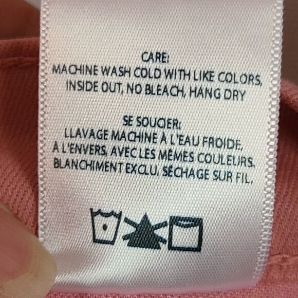 New EDWIN Women's (27) Petal Pink Pixie Mid Rise Skinny Jeans $148 - Picture 14 of 16